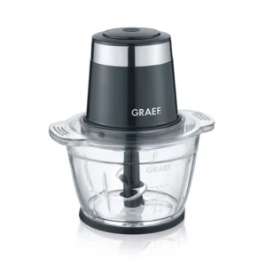 Graef Foodprocessor CH502 Zwart Met Glazen Schaal