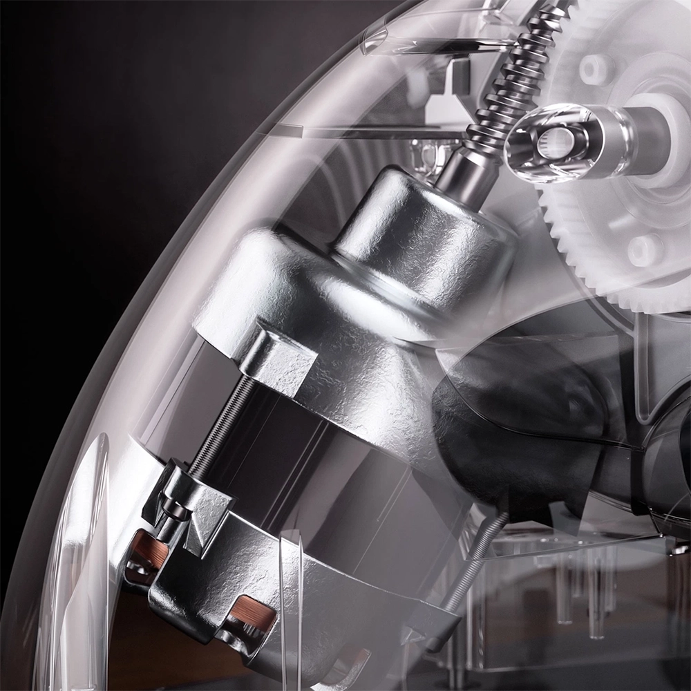 Graef Master M20F Snijmachine Vrijdragend Zilver Met Condensatormotor