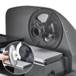 Graef Master M95F Snijmachine Vrijdragend Kantelbaar Antraciet Eenvoudig mes afnemen