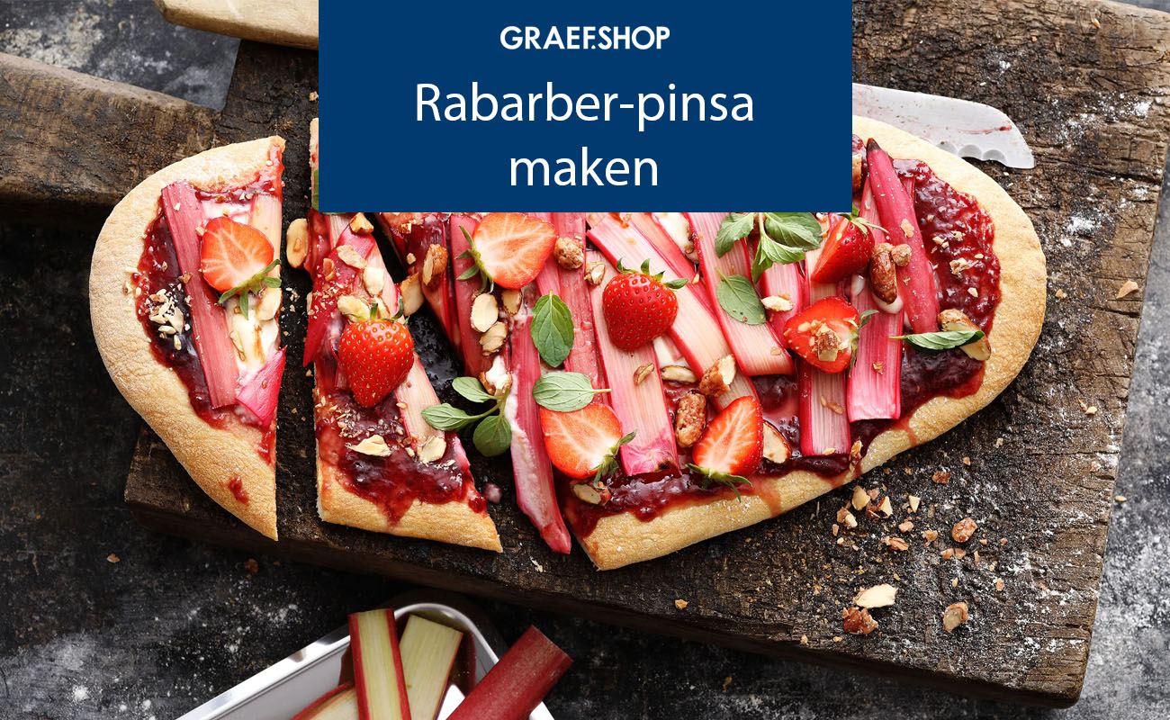 Lekker recept met aardbeien en rabarber