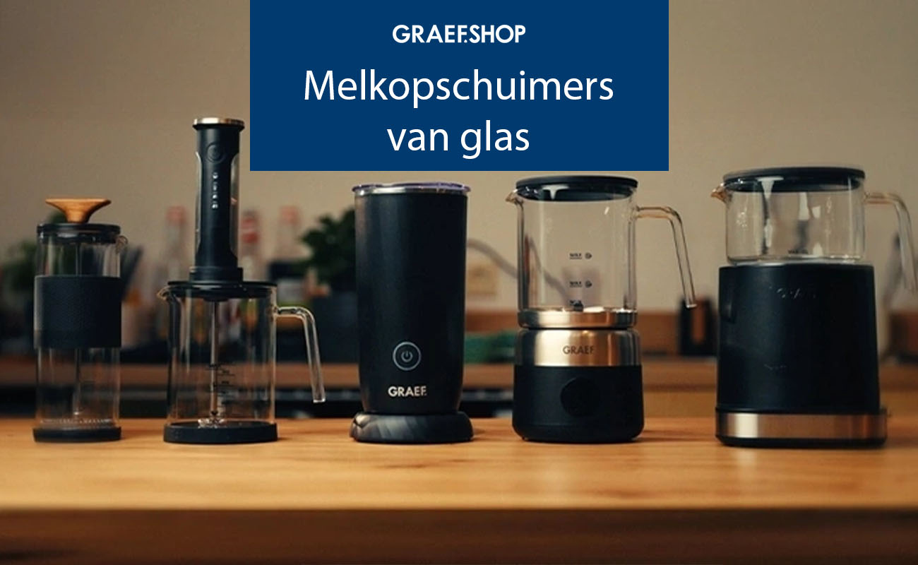 Melkopschuimer glas
