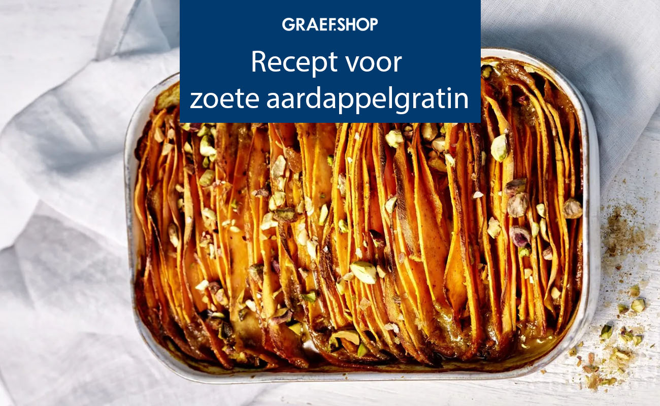 Recept voor zoete aardappelgratin